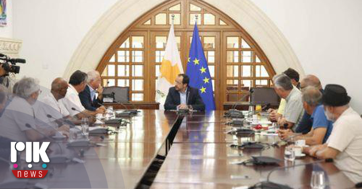 Κυπριακό και δημογραφική αλλοίωση έθεσε στον Πρόεδρο αντιπροσωπεία Τουρκοκυπρίων