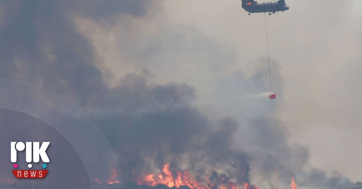 Συνεχίζεται η μάχη με τις φλόγες – Επικίνδυνες αναζωπυρώσεις