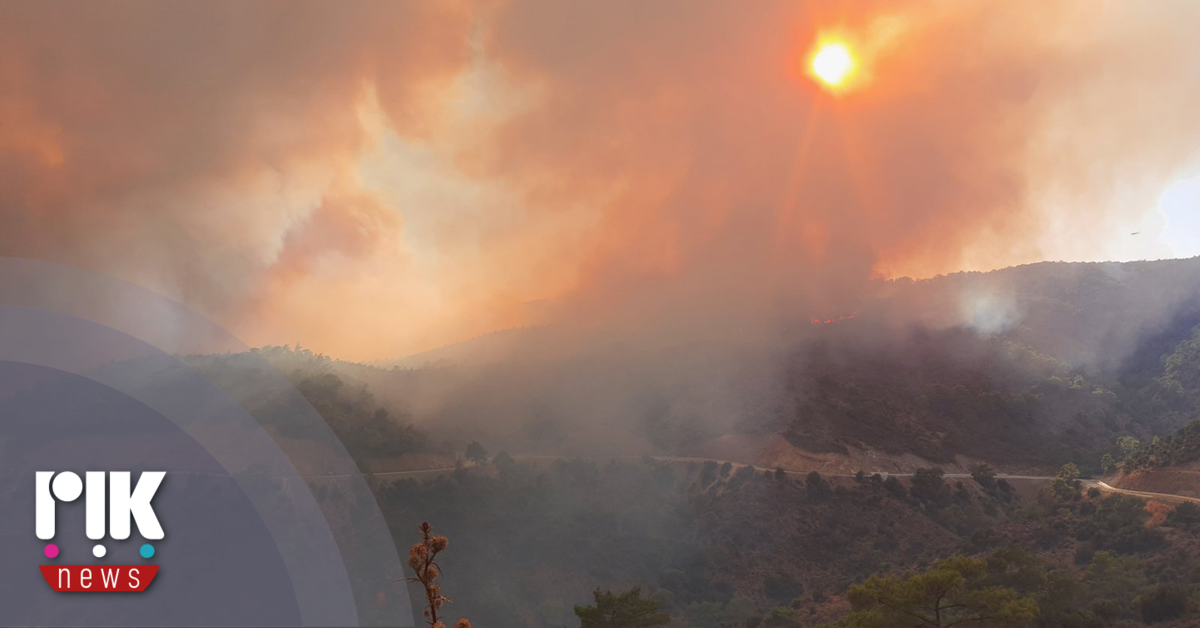 Ελλάδα: Εκτός ελέγχου πυρκαγιά στα Κύθηρα -Εκκενώθηκαν τρεις οικισμοί