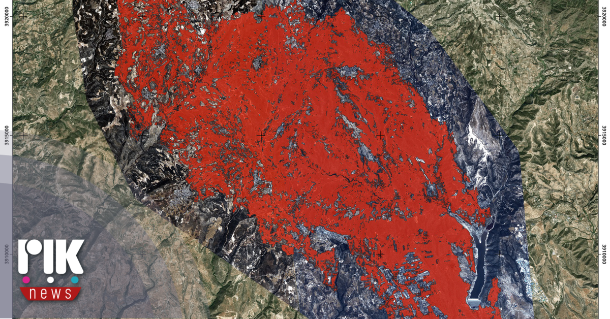 Τελική εκτίμηση: Στα 104 km² η καμένη γη από την πυρκαγιά στη Λεμεσό Τελική εκτίμηση: Στα 104 km² η καμένη γη από την πυρκαγιά στη Λεμεσό