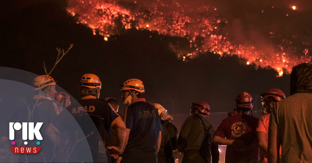 Τουρκία: Μεγάλη δασική πυρκαγιά στα Δαρδανέλλια -Κλειστά τα Στενά του Βοσπόρου