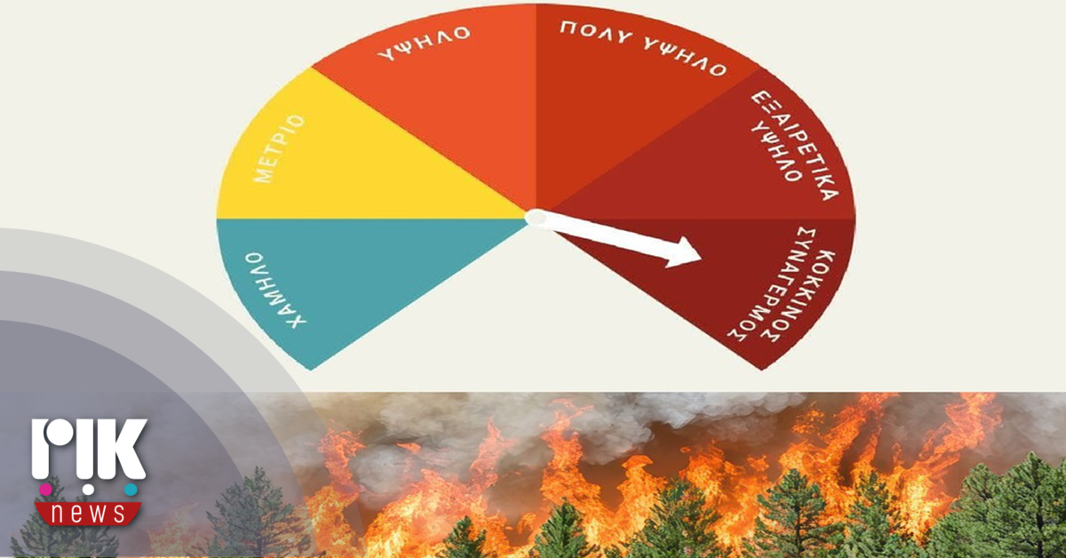Στο κόκκινο ο κίνδυνος για πυρκαγιές – Συστάσεις Τμήματος Δασών