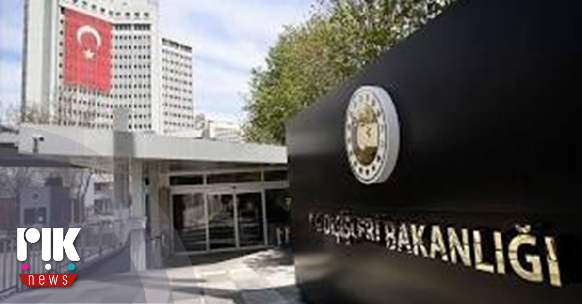 Τον θεμέλιο λίθο για το νέο κτίριο του τουρκικού Υπουργείου Εξωτερικών στην Άγκυρα κατέθεσε ο Τούρκος Πρόεδρος