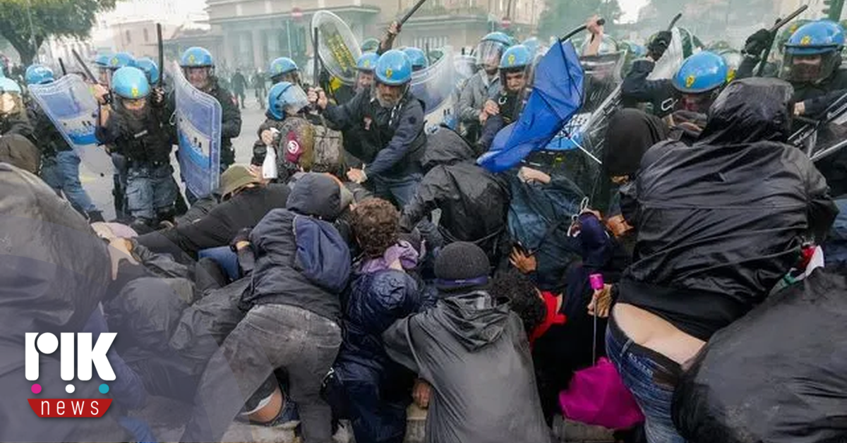 Ιταλία: Συγκρούσεις διαδηλωτών με την αστυνομία Ιταλία: Συγκρούσεις διαδηλωτών με την αστυνομία