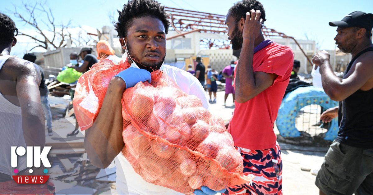 Γαλλικό πολεμικό πλοίο μετέφερε 40 τόνους βοήθειας στην πληγείσα από τον τυφώνα Τζαμάικα