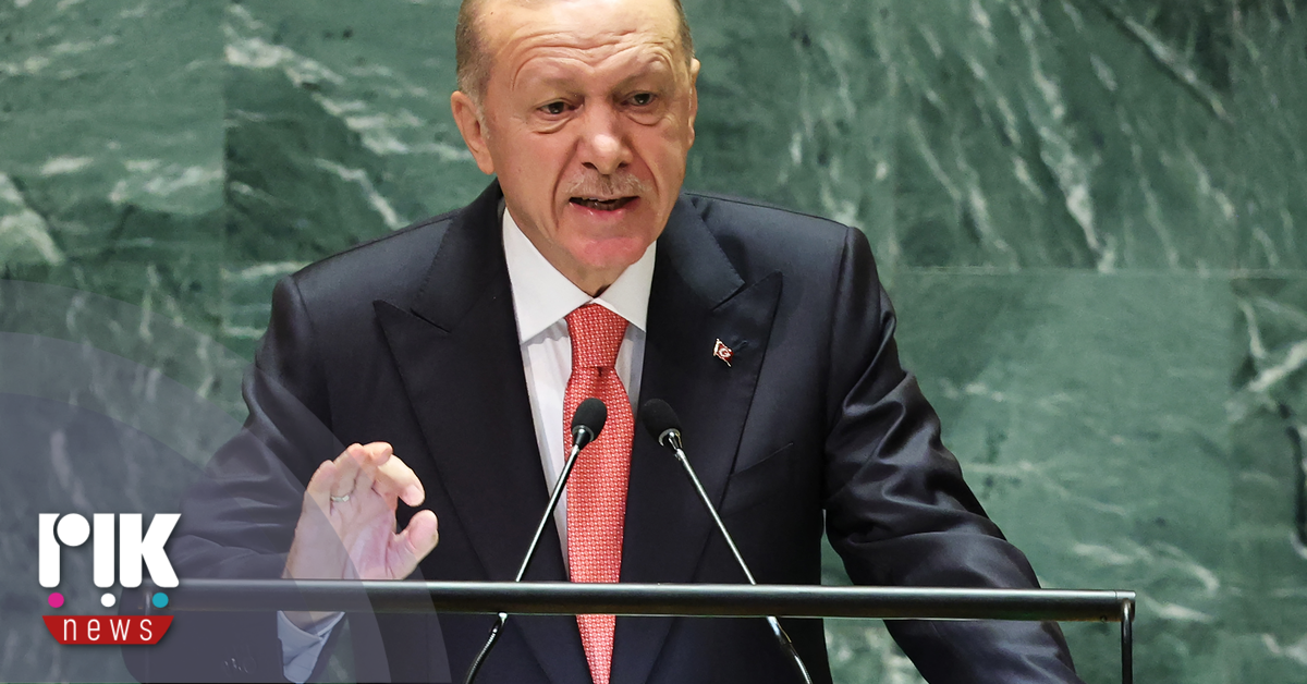 Ο Ερντογάν επαναλαμβάνει το αφήγημά του για λύση δύο οντοτήτων στην Κύπρο