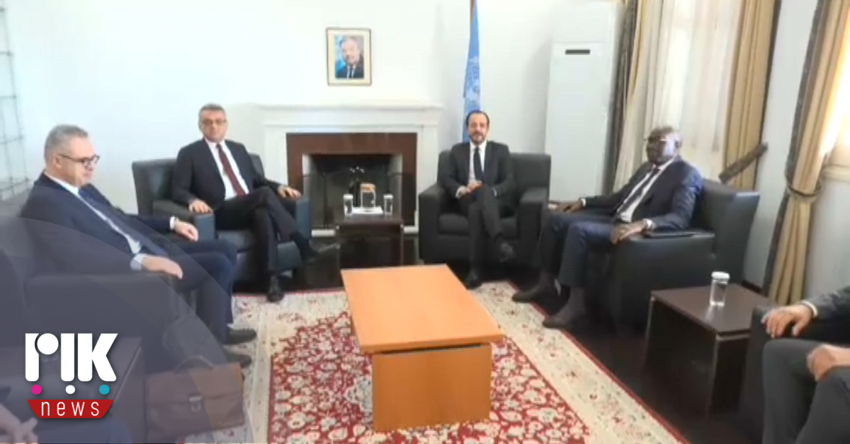 Σε εξέλιξη η συνάντηση του Προέδρου Χριστοδουλίδη με τον Έρχιουρμαν