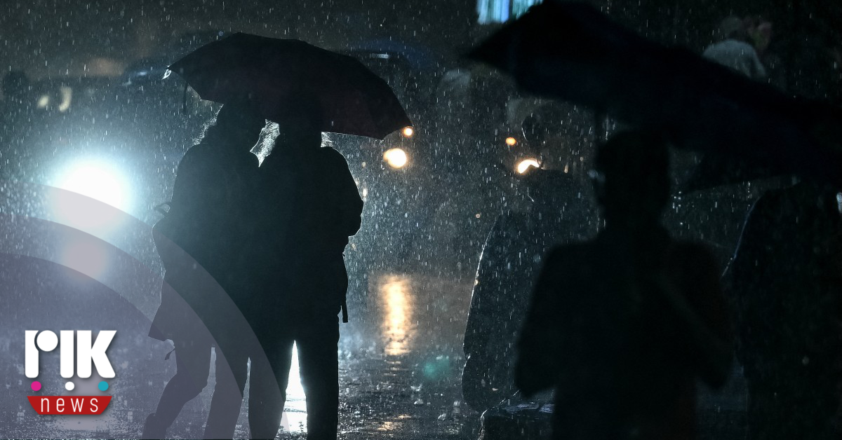 Κίτρινη προειδοποίηση από τα μεσάνυχτα για ισχυρές καταιγίδες με χαλάζι