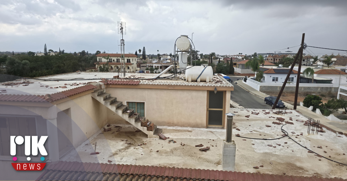 Έντονα καιρικά φαινόμενα επηρεάζουν πολλές περιοχές της Κύπρου – Εκτεταμένες ζημιές σε οικίες