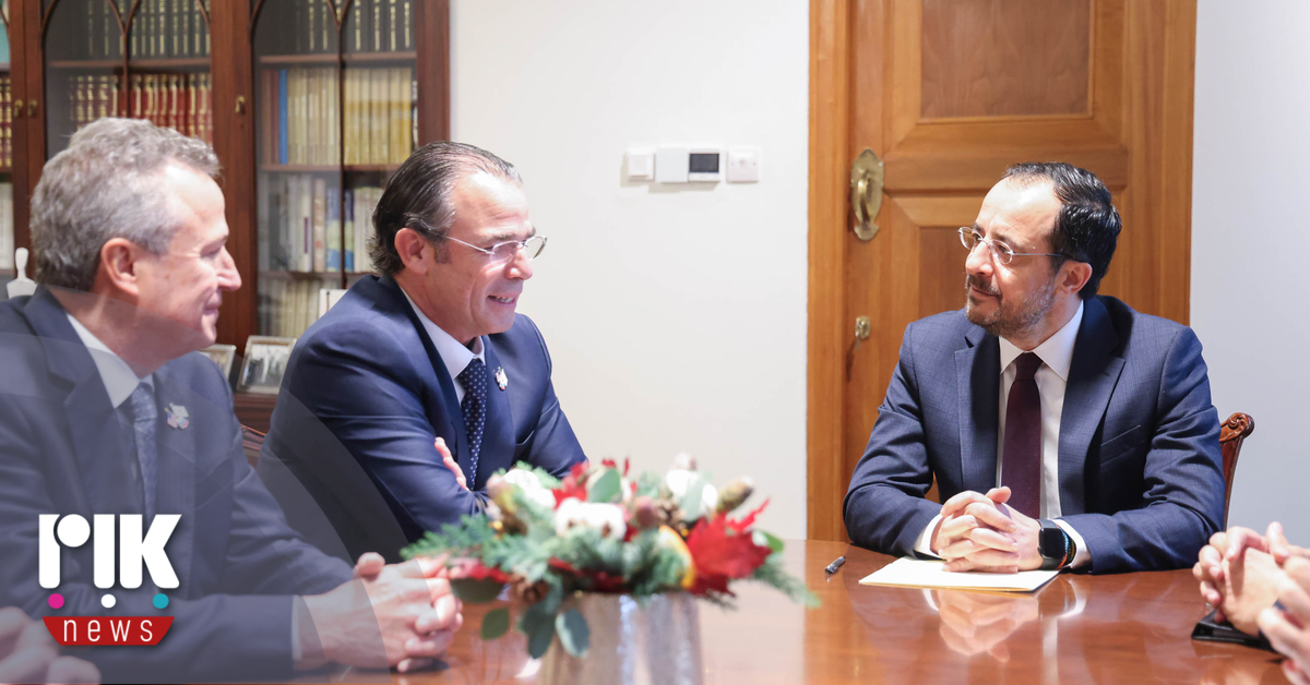 Συνάντηση Προέδρου Χριστοδουλίδη με τον Πρόεδρο της Σιέβρον