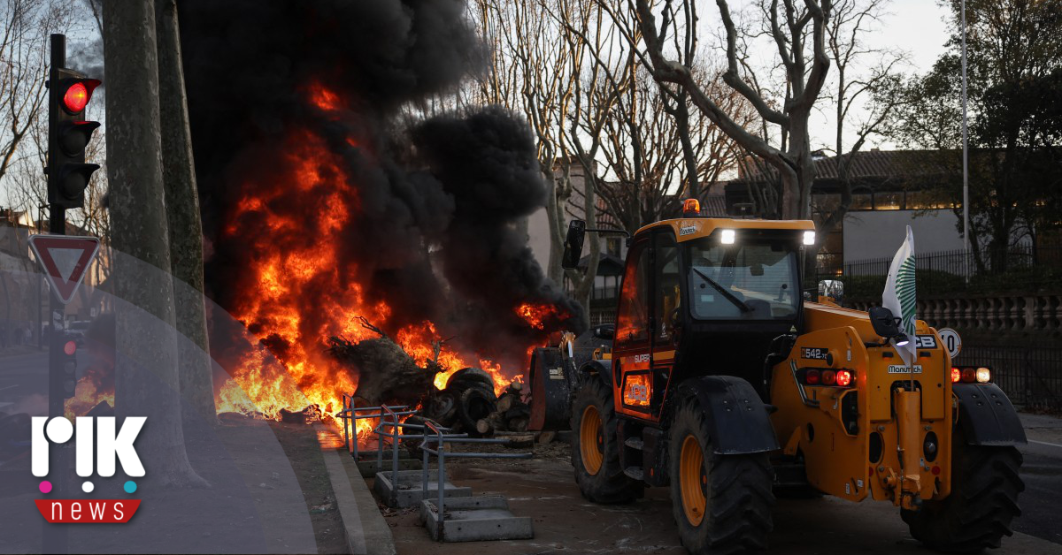 Επεισόδια και δακρυγόνα στη συγκέντρωση των αγροτών στις Βρυξέλλες