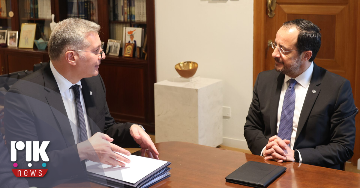 Ο πρόεδρος Χριστοδουλίδης δέχθηκε τον Υπουργό Πετρελαίου της Αιγύπτου