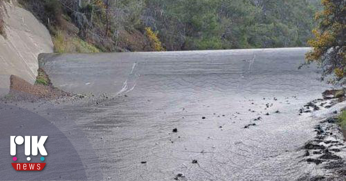 Υπερχείλισε το φράγμα της Αγίας Μαρίνας Χρυσοχούς