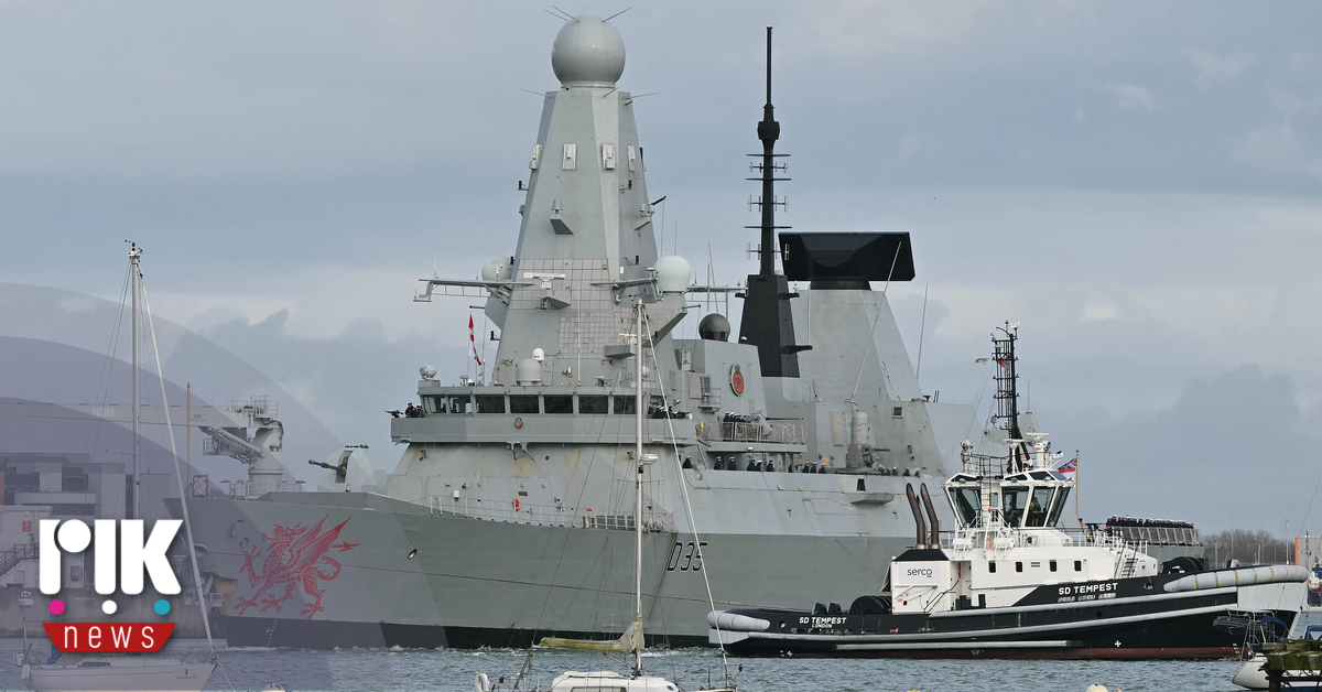 Βλάβη παρουσίασε το Βρετανικό αντιτορπιλλικό Dragon λίγο μετά την άφιξη του στην Κύπρο