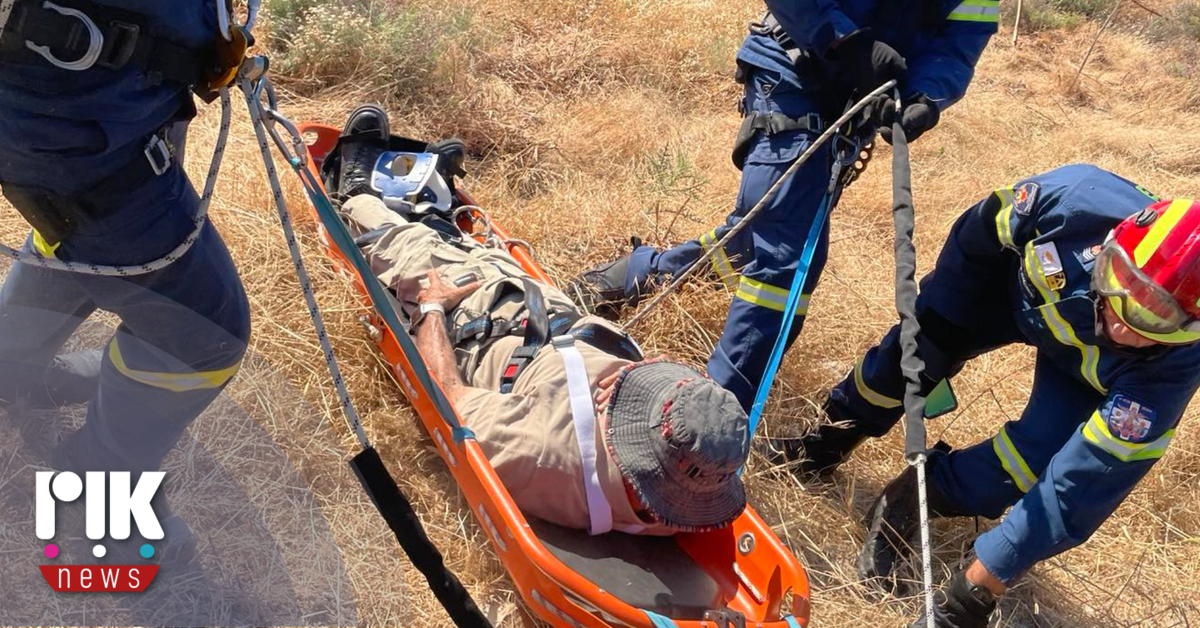 Άτομο ανασύρθηκε από χαράδρα στην κοινότητα Λυμπιών