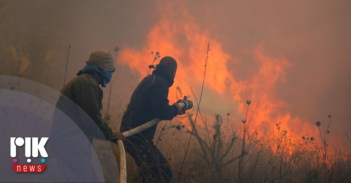 Φωτιά στην περιοχή Αγίου Νικολάου στις Βρετανικές Βάσεις στην Αμμόχωστο