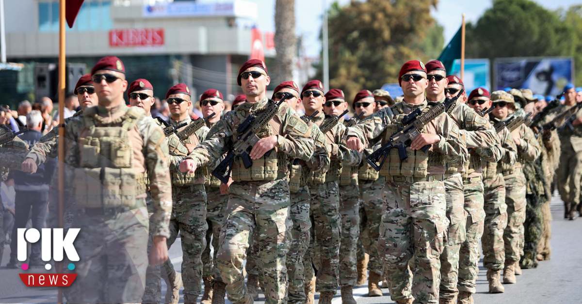 Στρατιωτική  παρέλαση πραγματοποιήθηκε στην κατεχόμενη Λευκωσία